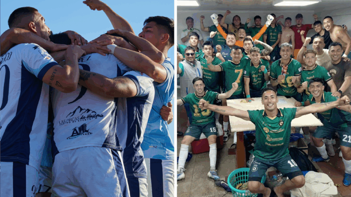 Colchagua y Comunal Cabrero Celebrando el paso a la final 205 por el segundo cupo al profesionalismo -2025